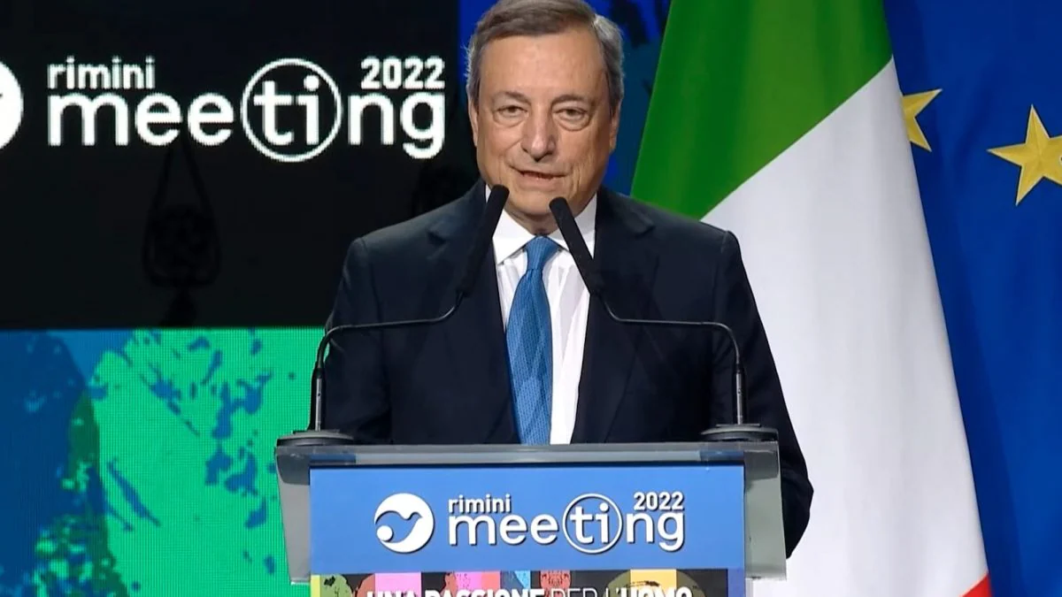 Draghi al Meeting di Rimini - 2022