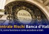 Banca d'Italia: Centrale Rischi